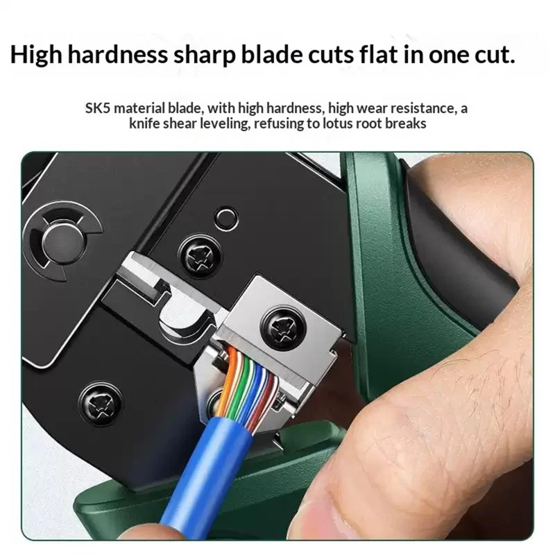UGREEN NW136 Nätverkskrimptång RJ45 / RJ11 Kablare Skarvskärare Krimperingspincett för CAT6 / 7 Ethernet LAN