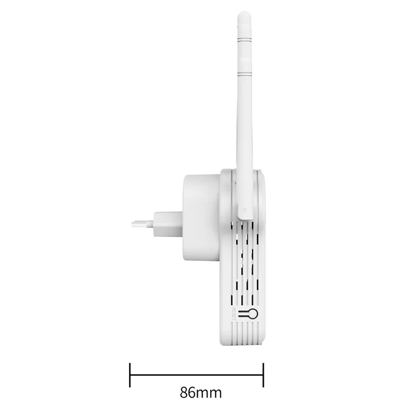 RE300LN 300Mbps WiFi Repeater Range Extender 6 Antennas Wireless Network Signal Booster for Home Office - US Plug