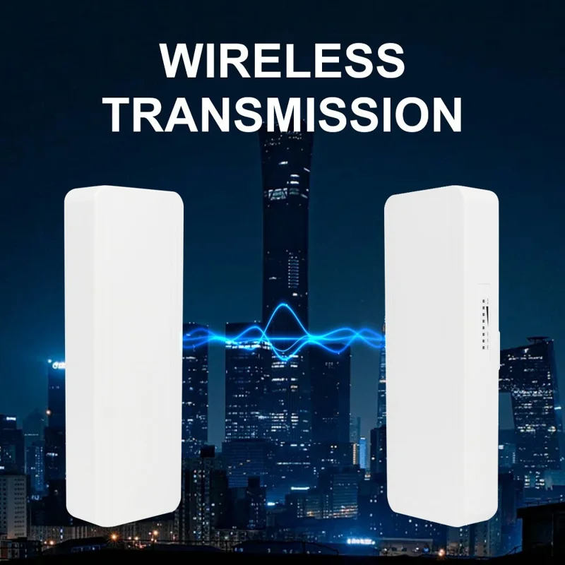 WB5891F 1 Pair Wireless Bridge Point to Point 900Mbps 5km Long Distance Outdoor Gigabit WiFi Repeater Network Bridge - US Plug