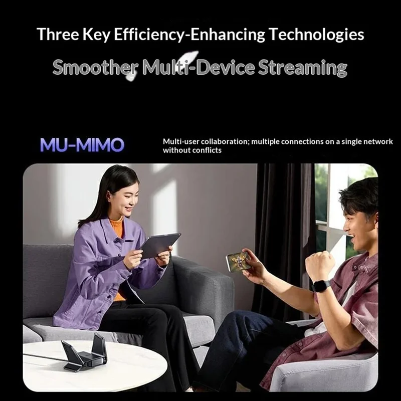 UGREEN CM995 WiFi 7 BE3600 USB Wireless Network Adapter 2.4G  /  5G Dual Band - Black