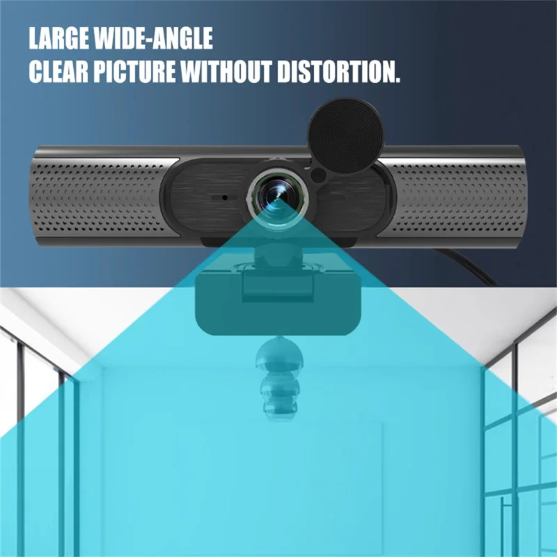 L22 4K HD Webcam USB con Microfono Integrato per Dirette Streaming e Lezioni Online