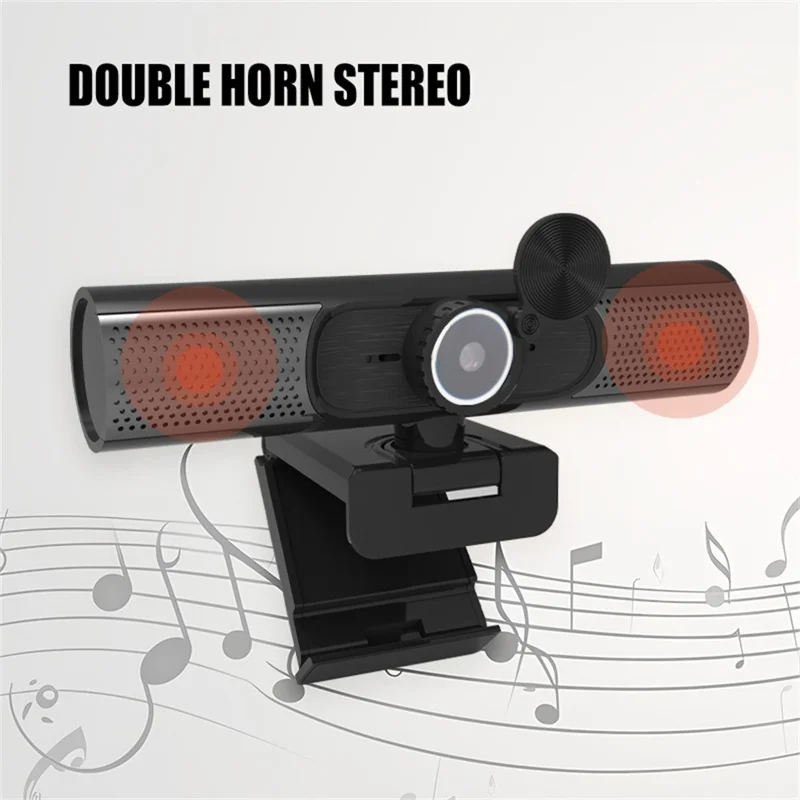 L22 4K HD Webcam USB con Microfono Integrato per Dirette Streaming e Lezioni Online