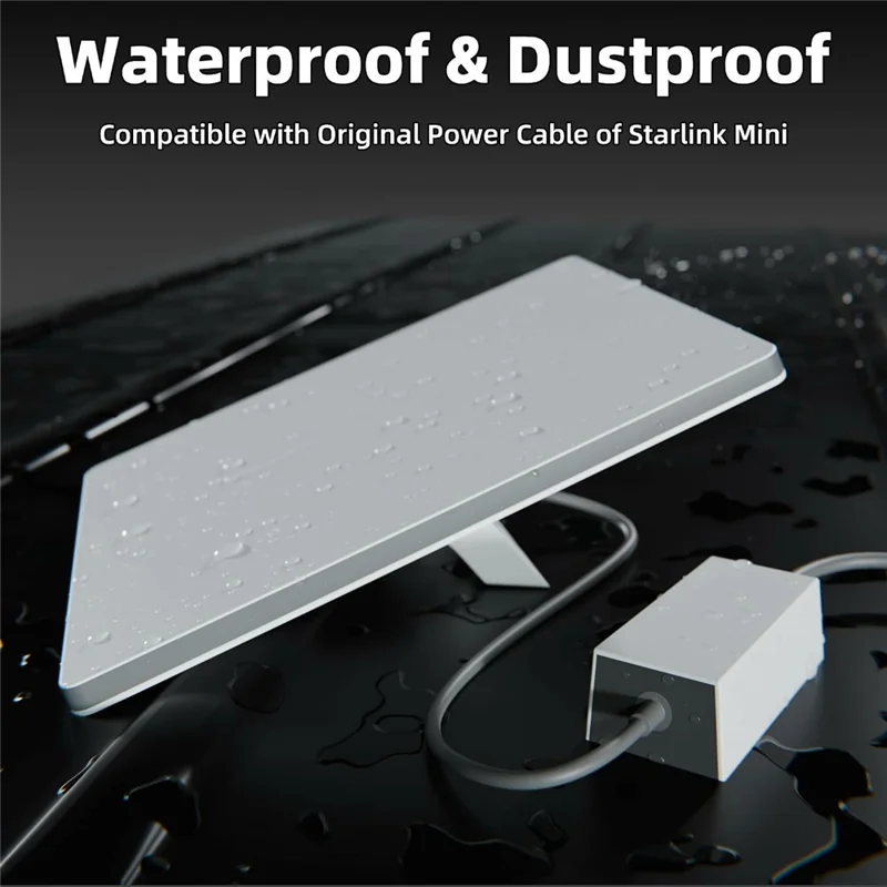For Starlink Mini Cigarette Lighter DC Power Adapter 36V 1.67A Output 18 AWG Waterproof Car Charger Power Cable