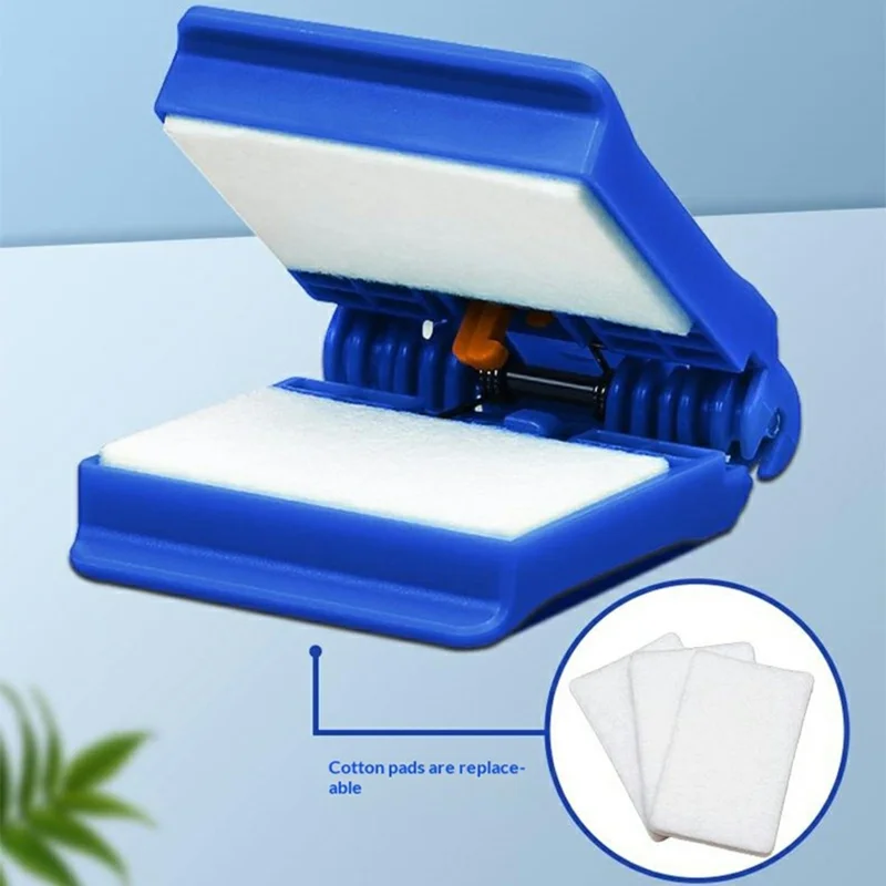 A-07 Fiber Optic Cleaner Replaceable Pad Dry / Wet for FTTH Splicing - Blue