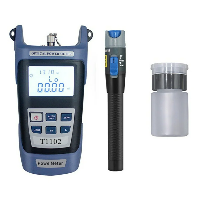 FTTH Fiber Optic Tool Kit with Optical Power Meter and Visual Fault Locator for Cold Splicing (without Battery)