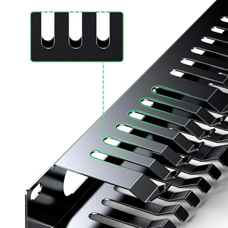 UGREEN NW128 70424 24-Port 19 Inch 1U Cable Management Rack Ethernet Network Patch Panel Engineering Grade for Server Rack Organization - Black