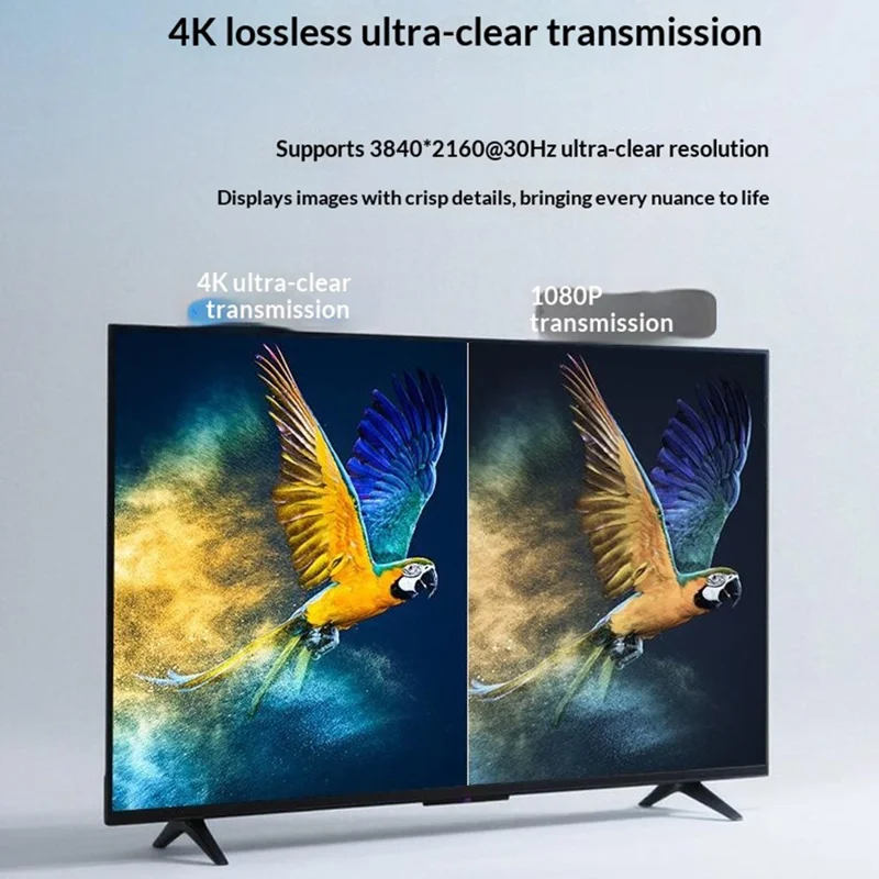 4KHKE60A 60 m CAT5e / CAT6 HD KVM-forlænger, transmitter + modtager 4K USB KVM IR-retur til fjernstyret AV-styring / IT-rack - US-stik