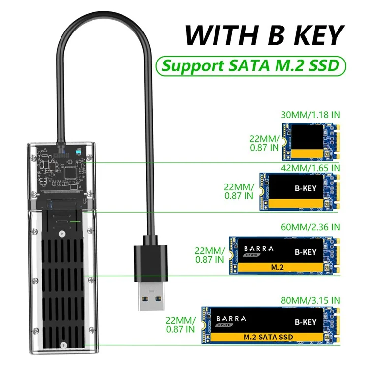 JMS578 USB3.0 SSD Estado Sólido Protocolo PCIE