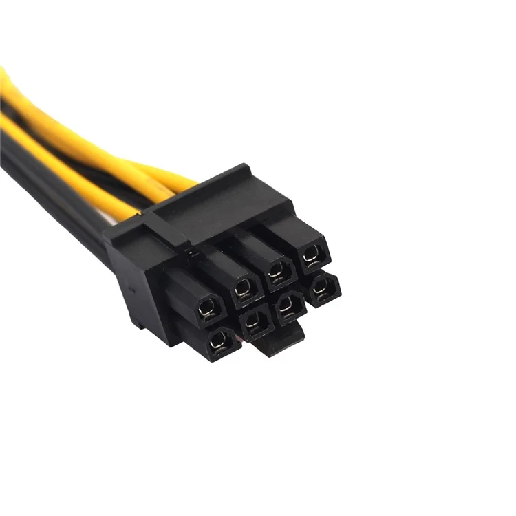 30cm PCI-Express PCIE 8Pin to Dual 8Pin Graphic Video Card Adapter Power Supply Cable
