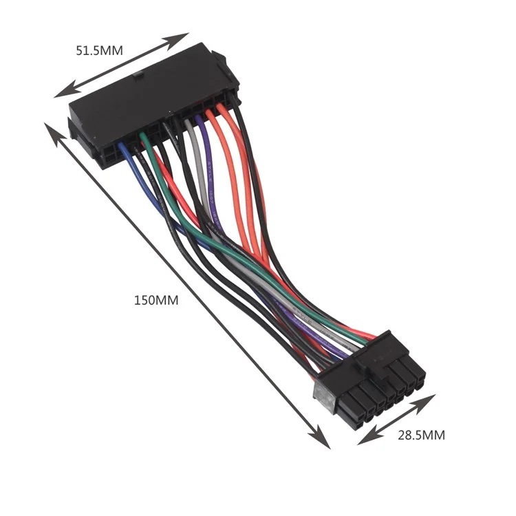 Cable Adaptador De Cable De Alimentación De 24pin A 14pin ATX ATX Para Lenovo IBM Dell H81 B75 A75 PC Placa Base De La Placa Base De Escritorio