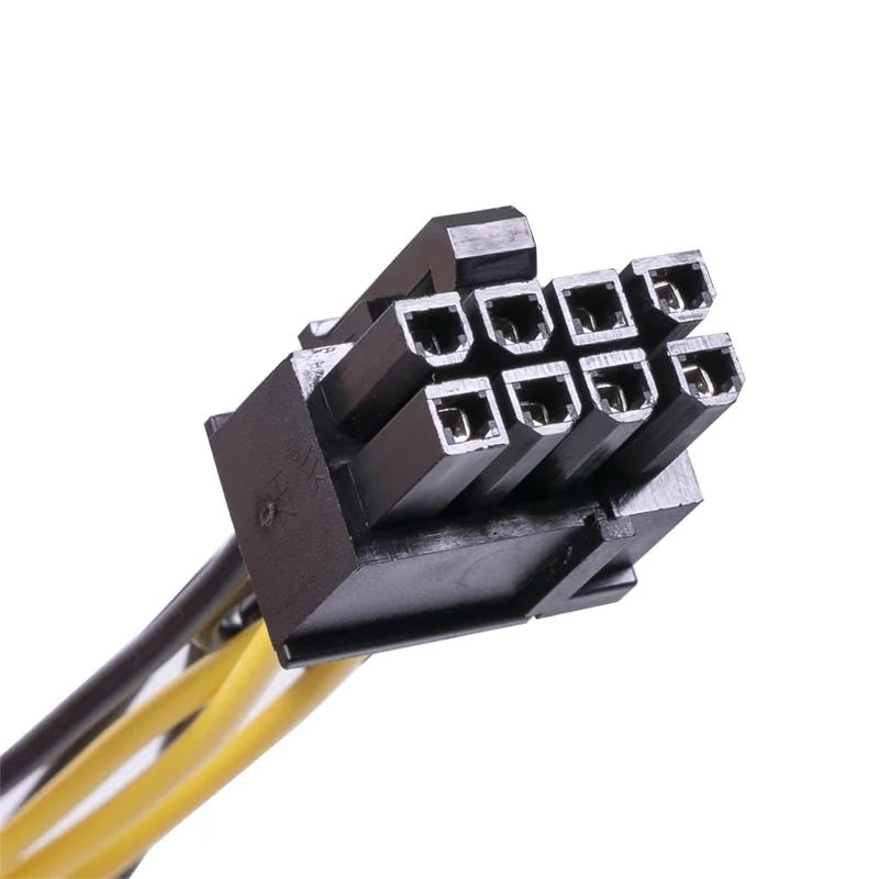 6Pin Female to 8Pin (6pin+2pin) Female Adapter Cable 20cm  PCI-Express GPU Video Graphics Card Power Supply Converter Cord