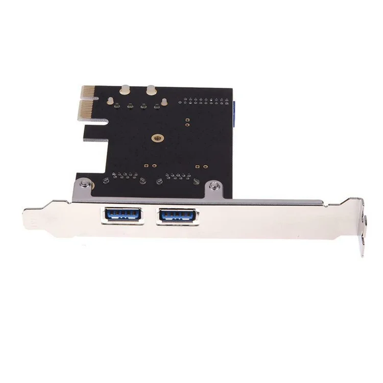 USB 3.0 PCI-E Expansion Card 2 Port USB3.0 Hub Internal 20-pin USB 3 to PCIE PCI Express Adapter Card