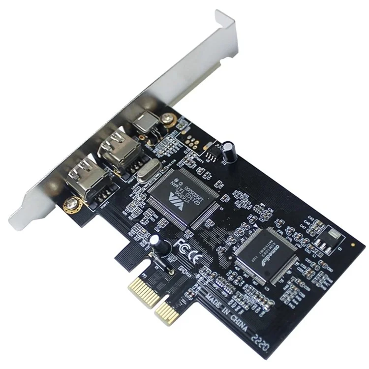 PCI-E 1X 1394 DV HDV HD Tarjeta de Captura de Video PCI-E a 1394 1394 Soporte de Tarjeta de Adaptador DV/HDV/1440 x 1080 HD Camera