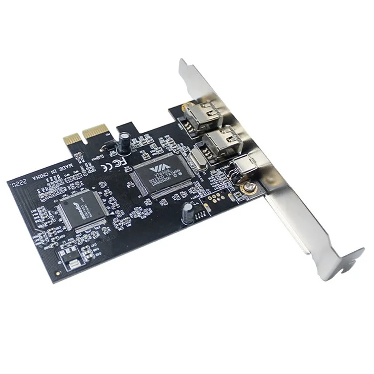 PCI-E 1X 1394 DV HDV HD Tarjeta de Captura de Video PCI-E a 1394 1394 Soporte de Tarjeta de Adaptador DV/HDV/1440 x 1080 HD Camera