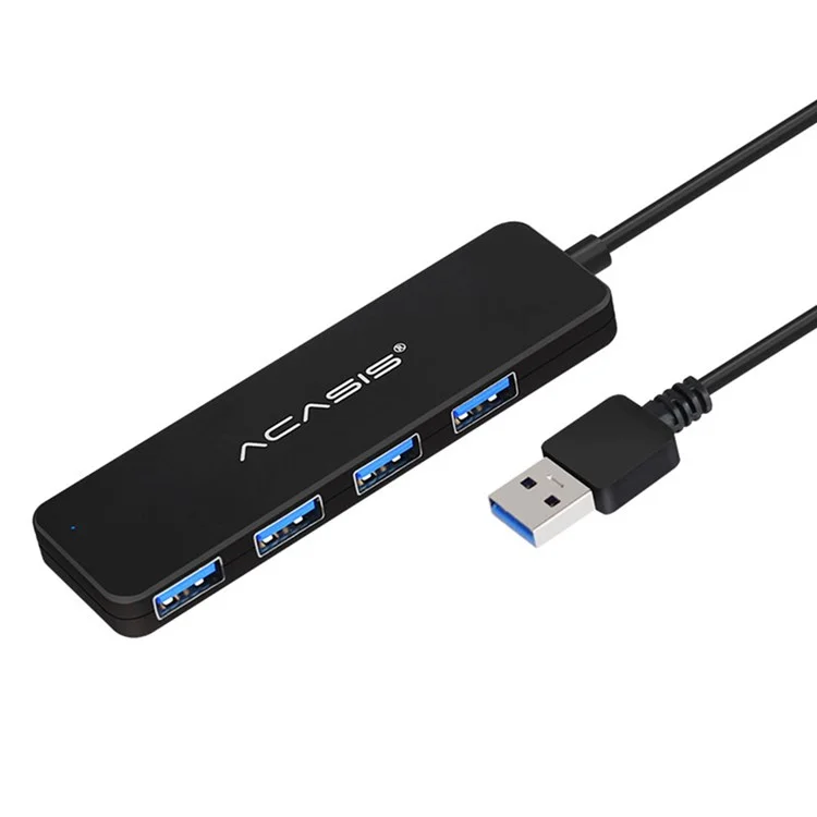 ACASIS AB3-L42 Câble de 0,2 m 4 ports USB3.0 Répartiteur Ordinateur portable 5 Gbps Transmission haute vitesse Hub USB
