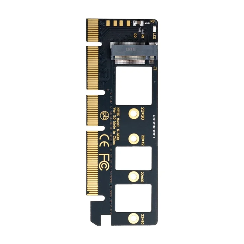 OD-SA-001-BK NGFF M-key NVME M.2 SSD to PCI-E Express 3.0 16x X4 Adapter without Bracket