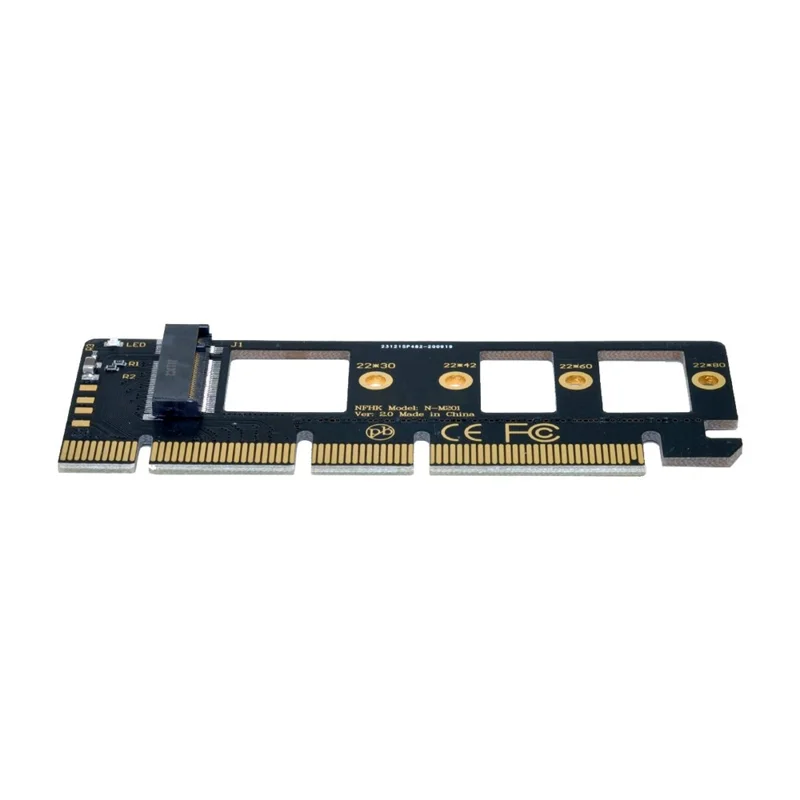 OD-SA-001-BK NGFF M-key NVME M.2 SSD to PCI-E Express 3.0 16x X4 Adapter without Bracket