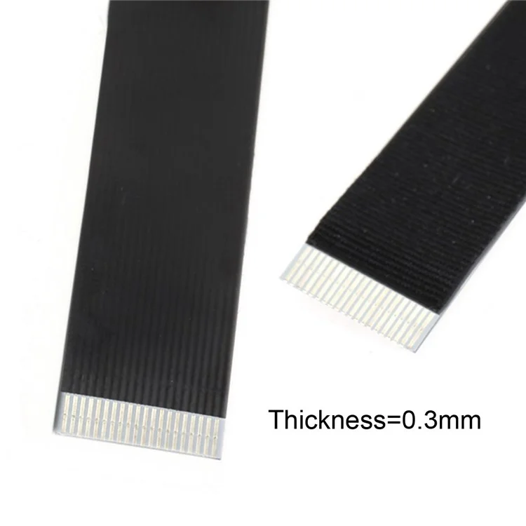 U2-039-BK-0.2M CN-011-MA/CN-013-MA/CN-01 Câble plat et fin FPC USB 2.0 de type A mâle vers USB-C type C mâle pour FPV/disque/téléphone