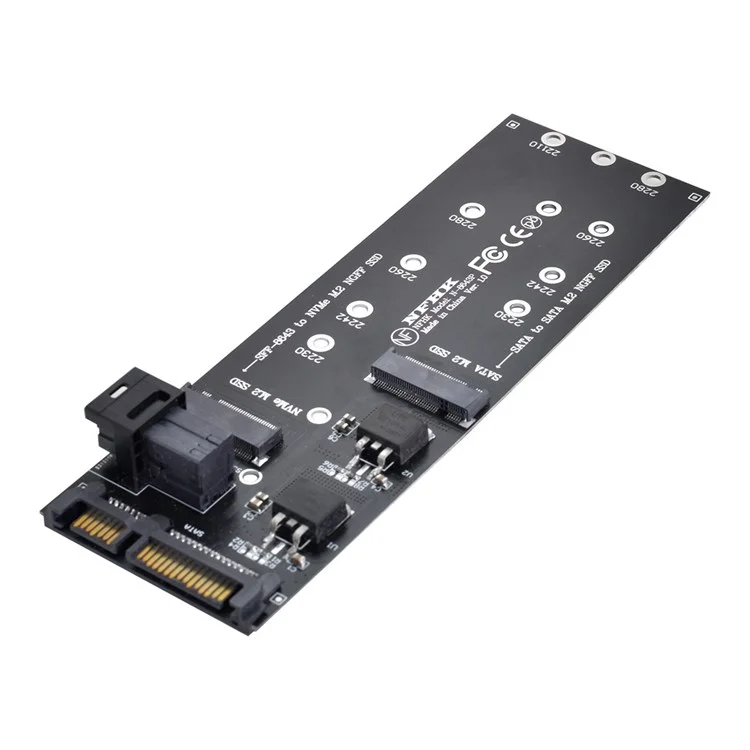 SF-033 HD Sff-8643+tarjeta de Expansión SATA a NGFF NVME PCIe SSD SATA Adaptador Para Placa Base