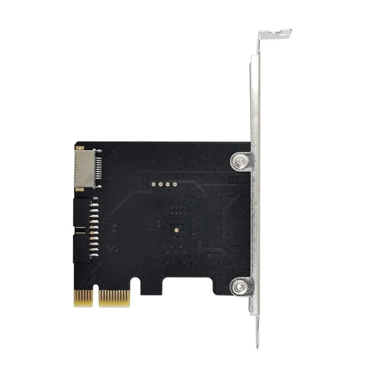 UC-039 Type-E USB 3.1 Soquete do Painel Frontal + USB 3.0 20 Pinos Para PCI-E 1X Express Card VL805 Adaptador da Placa-mãe