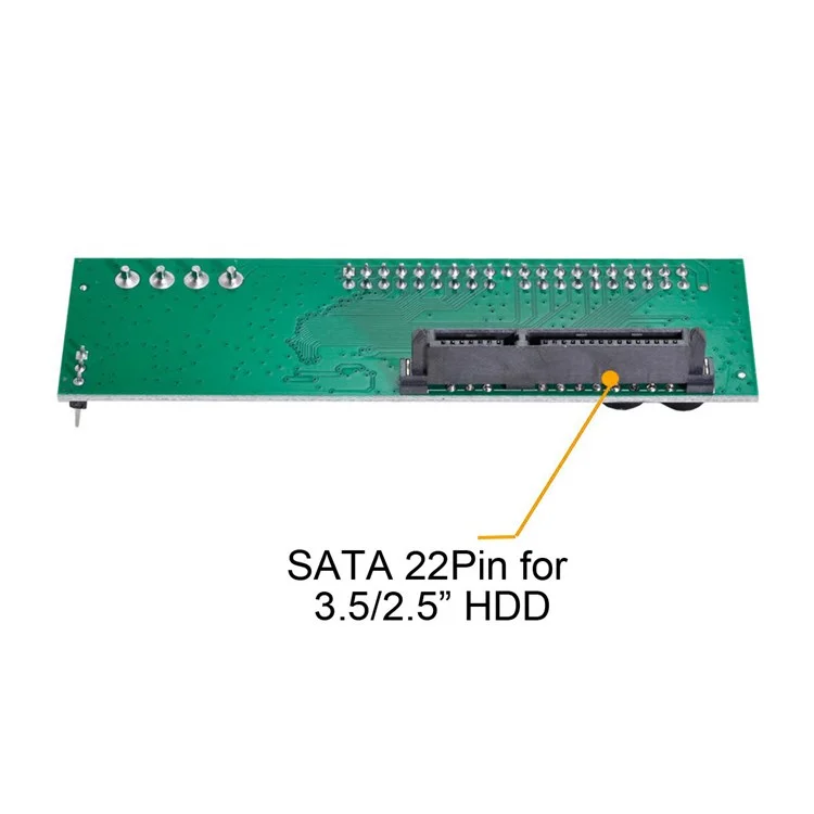 EP-014 SATA Disk to IDE/PATA 40Pin Motherboard Converter Adapter PCBA for Desktop and 2.5-inch 3.5-inch Hard Disk Drive