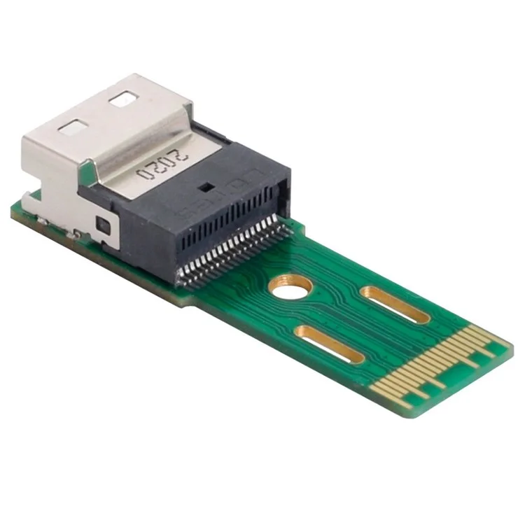 SF-003 PCI-E Slimline SAS 4.0 SFF-8654 4i 38pin a SFF-8654 38pin Maschio a Femmina Adattatore Extender Strumento di Prova