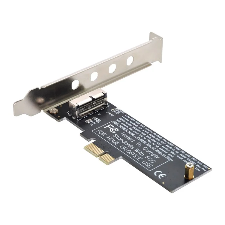 SA-143 PCI Express PCI-E 1X to 12+16Pin 2013-2017 Mac Pro Air SSD Convert Card for A1493 A1502 A1465 A1466 Adapter with Standard/Low Bracket