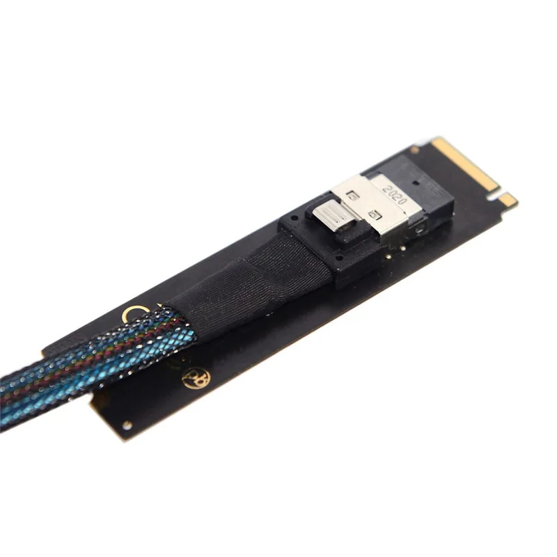 SF-013 NGFF M-Key NVME to U.2 U2 Kit SFF-8639 to SFF-8654 Slimline SAS PCIe SSD Adapter for Mainboard