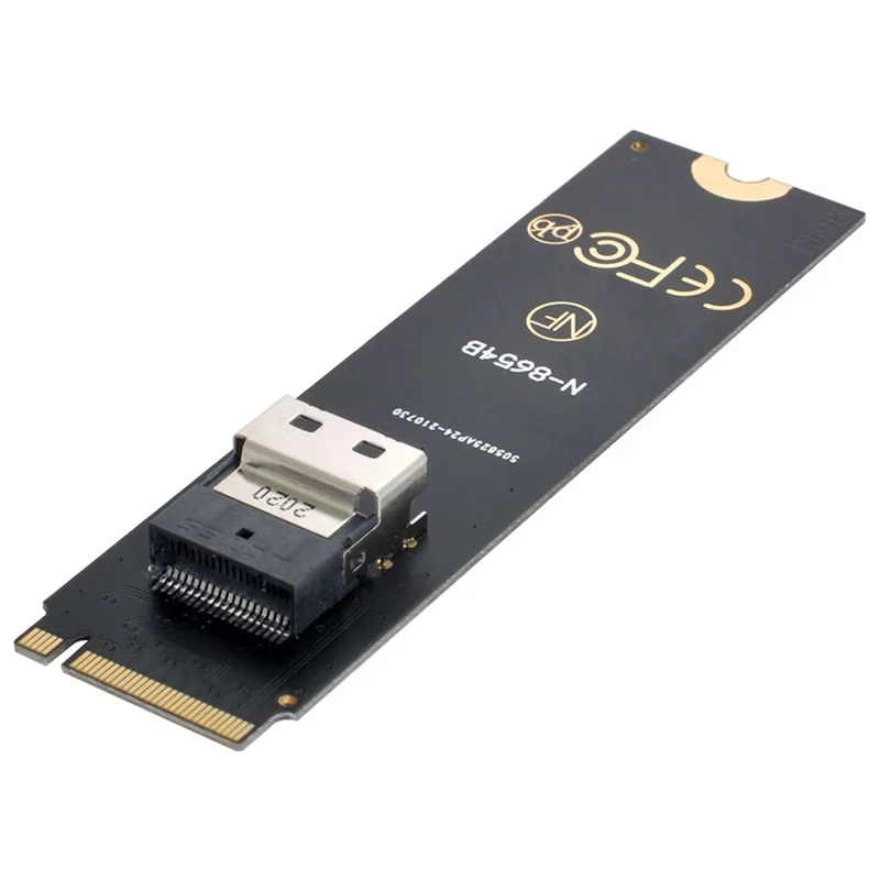 SF-013 NGFF M-Key NVME to U.2 U2 Kit SFF-8639 to SFF-8654 Slimline SAS PCIe SSD Adapter for Mainboard