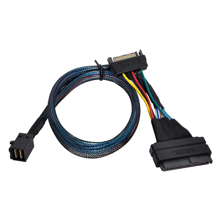 SF-024+SF-093 PCI-E 3.0 4.0 to SFF-8643 Card Adapter and U.2 U2 SFF-8639 NVME PCIe SSD Cable for Mainboard SSD