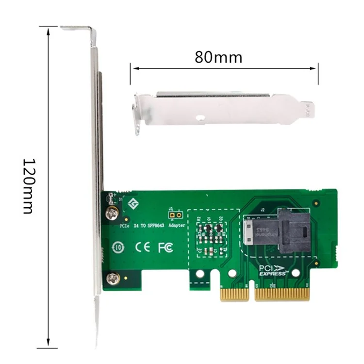 SF-024+SF-093 PCI-E 3.0 4.0 to SFF-8643 Card Adapter and U.2 U2 SFF-8639 NVME PCIe SSD Cable for Mainboard SSD