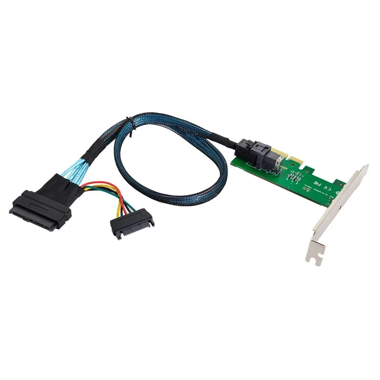 SF-024+SF-093 PCI-E 3.0 4.0 to SFF-8643 Card Adapter and U.2 U2 SFF-8639 NVME PCIe SSD Cable for Mainboard SSD