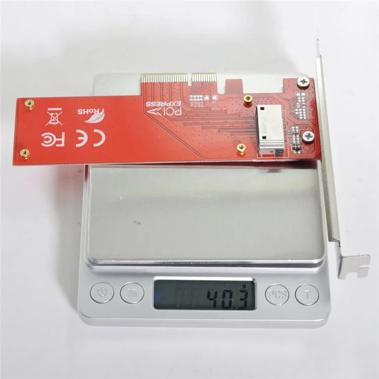 SF-036 PCI-E 4X Host Adapter to NVMe Ruler 1U GEN-Z EDSFF Short SSD E1.S Carrier Adapter with Bracket