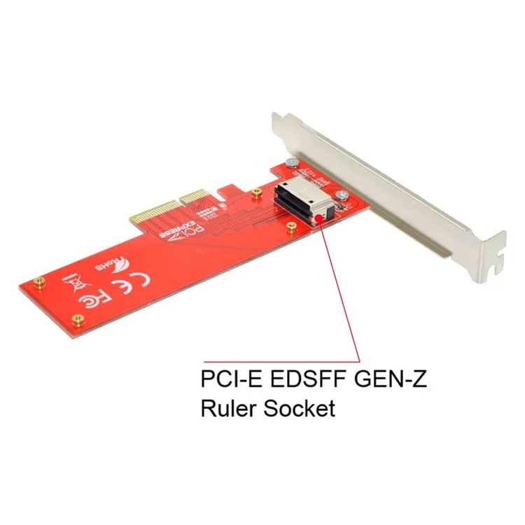 SF-036 PCI-E 4X Adapter Host Adapter Для Правителя Nvme 1U Gen-z EDSFF Short SSD E1. Адаптер с Кронштейном с Кронштейном