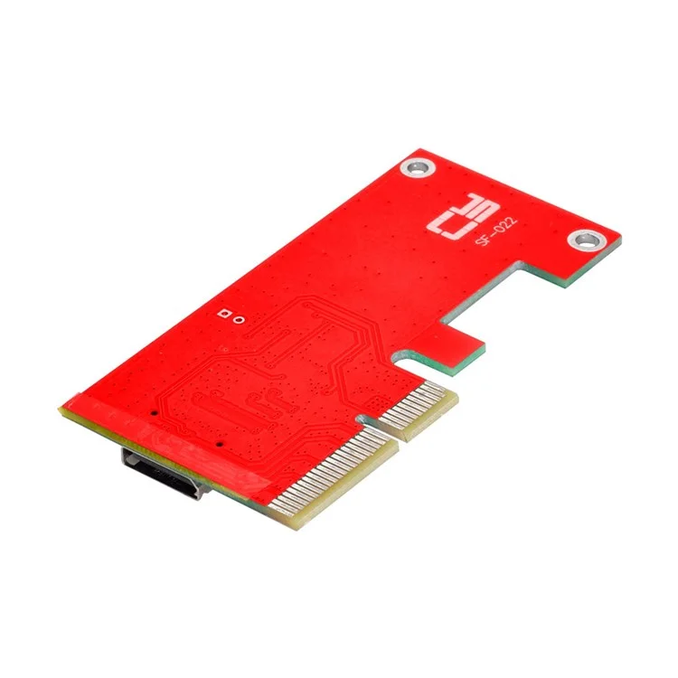 SF-022 PCI-E 3.0 4X à Oculink SFF-8611 Adaptateur Hôte Pour PCIe SSD Avec Support