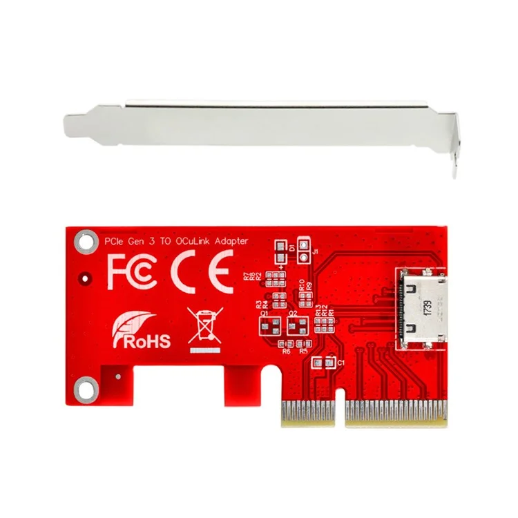 SF-022 PCI-E 3.0 4X до Oculink SFF-8611 Adapter Host Для Pcie SSD с Кронштейном