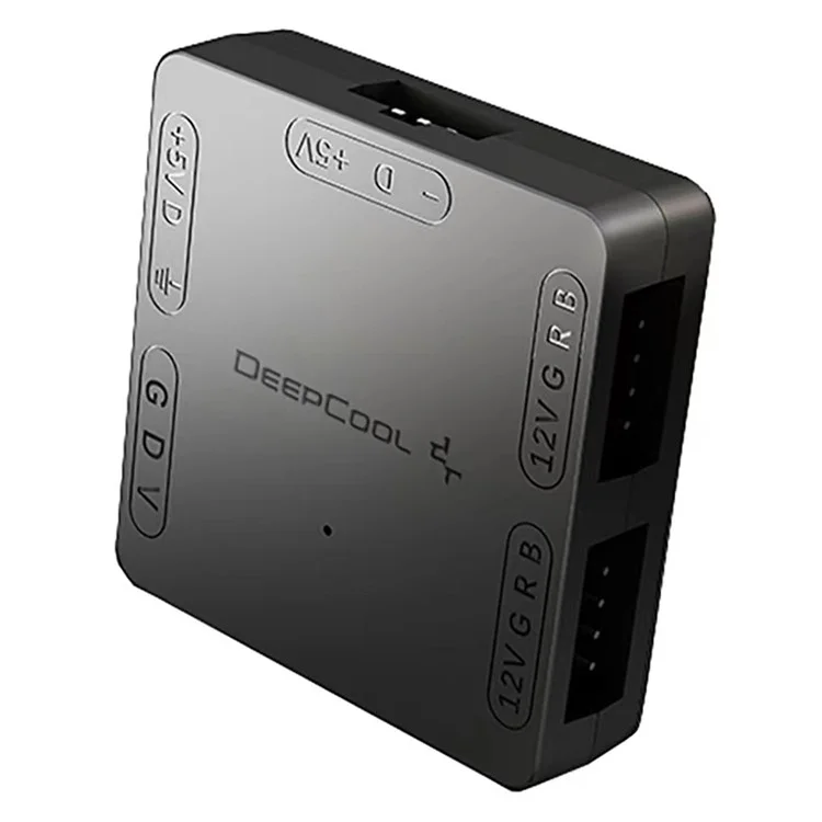 Conversor de 5V ADD-RGB para 12V RGB Adaptador de Iluminação RGB com Interfaces SATA 5V, 4-Pin(+12V-G-R-B)