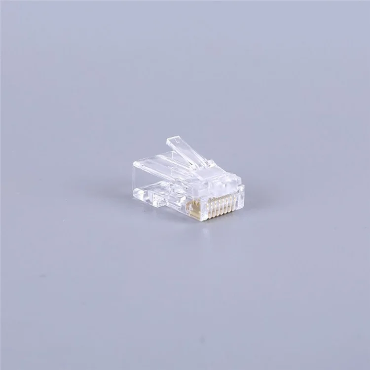 Bajeal 100pcs RJ45 8p8c Cat6 Endsado Cat 6 Conectores de Cristal Cabeças Ethernet Cabine