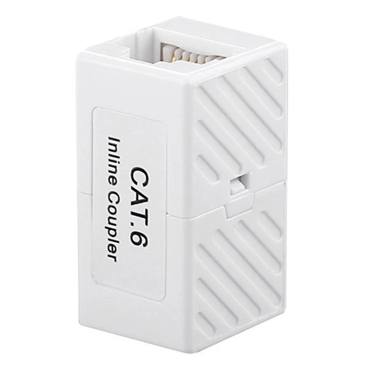JUNSUNMAY 1Pc RJ45 Female to Female In Line Coupler Cat6 Cat5e Cat5 Ethernet Cable Extender Adapter