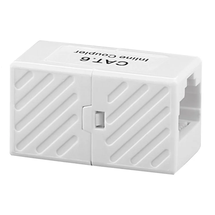 JUNSUNMAY 2 Peças Cabo Ethernet Extensor Cat6 Cat5e Cat5 Adaptador Acoplador Fêmea para Fêmea em Linha 