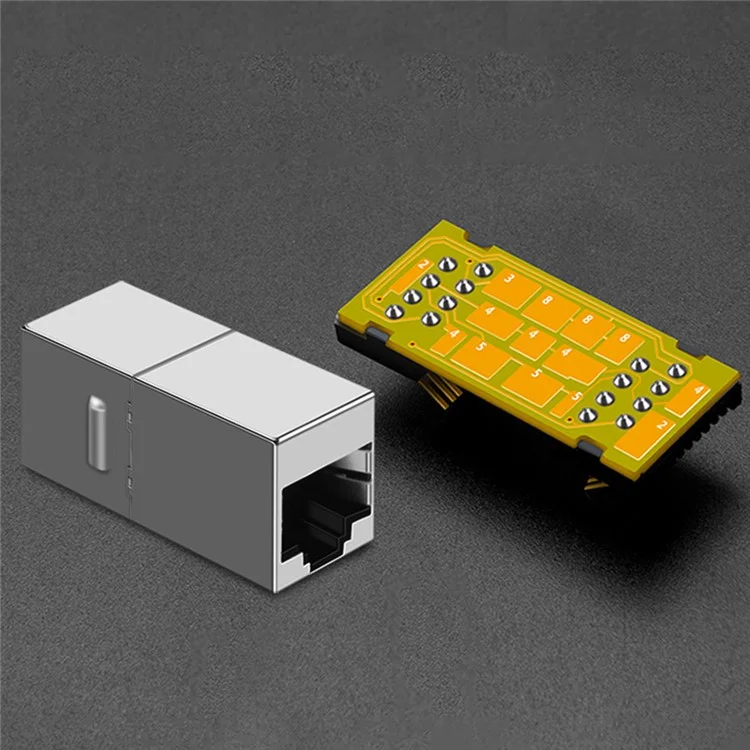 CABLECREATION CL0254 Cat6A Terminales de cable Ethernet Conectores de crimpado Cabezas chapadas en oro Enchufes de red RJ45