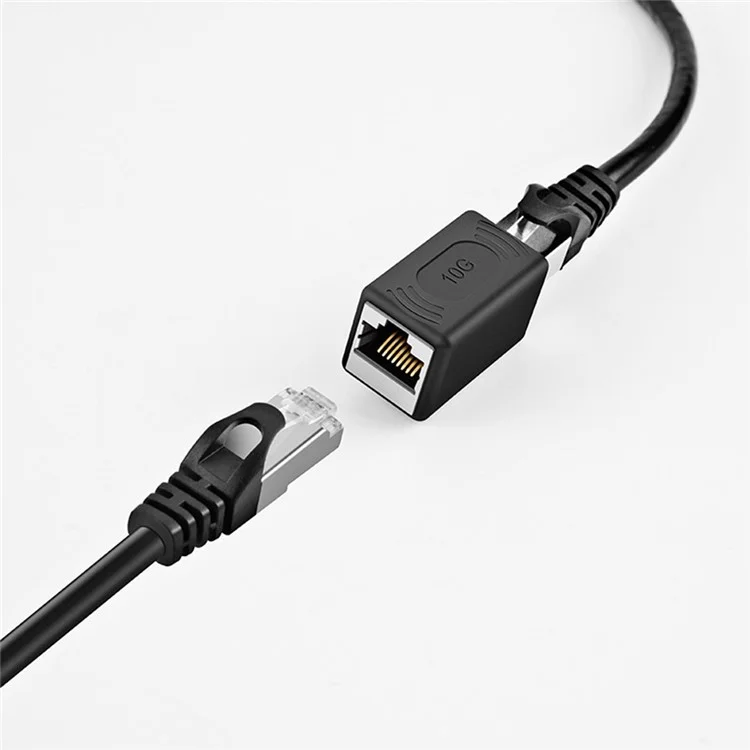 CABLECREATION CL0254 Cat6A Terminales de cable Ethernet Conectores de crimpado Cabezas chapadas en oro Enchufes de red RJ45