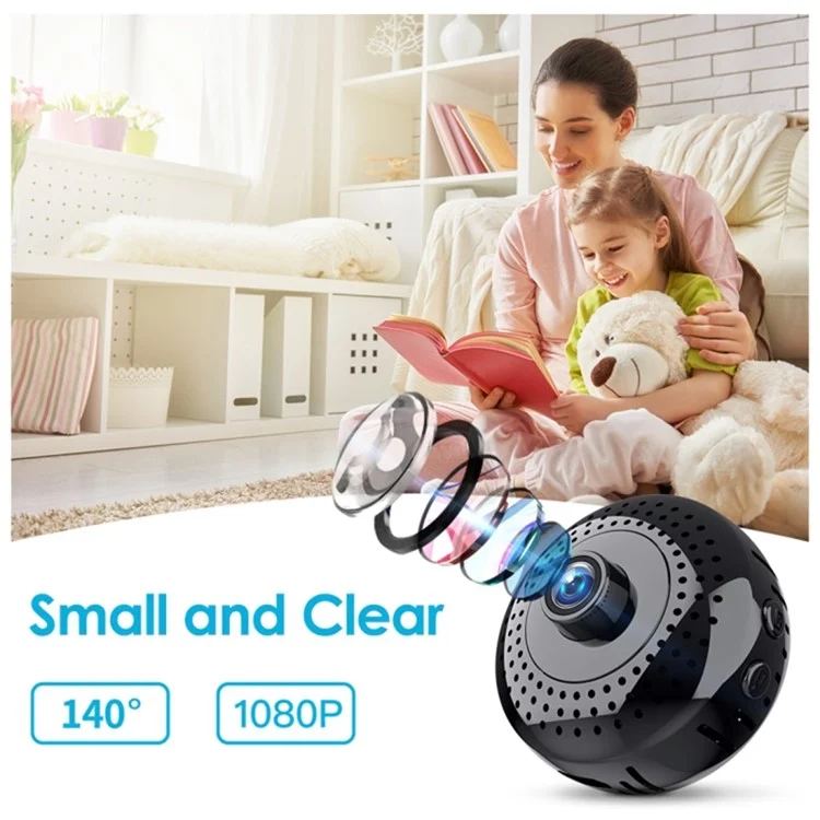 L27 Home Security WiFi Wireless Camera Motion Detection Mini 4K HD Night Vision Camera