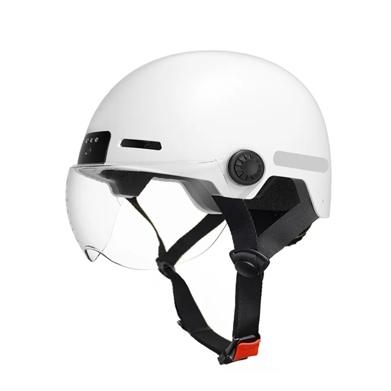 ANYTEK RAW2 Bicycle E-Bike Helmet Camera ABS+EPS Protection Helmet Integrated Video Recorder - White