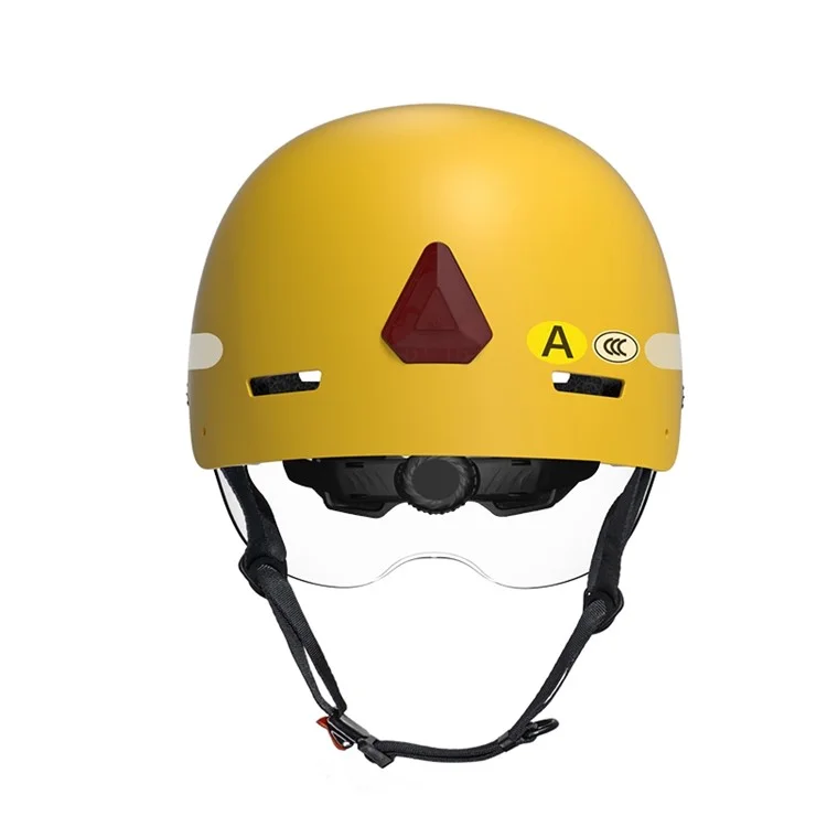 ANYTEK RAW2 Bicycle E-Bike Helmet Camera ABS+EPS Protection Helmet Integrated Video Recorder - Yellow