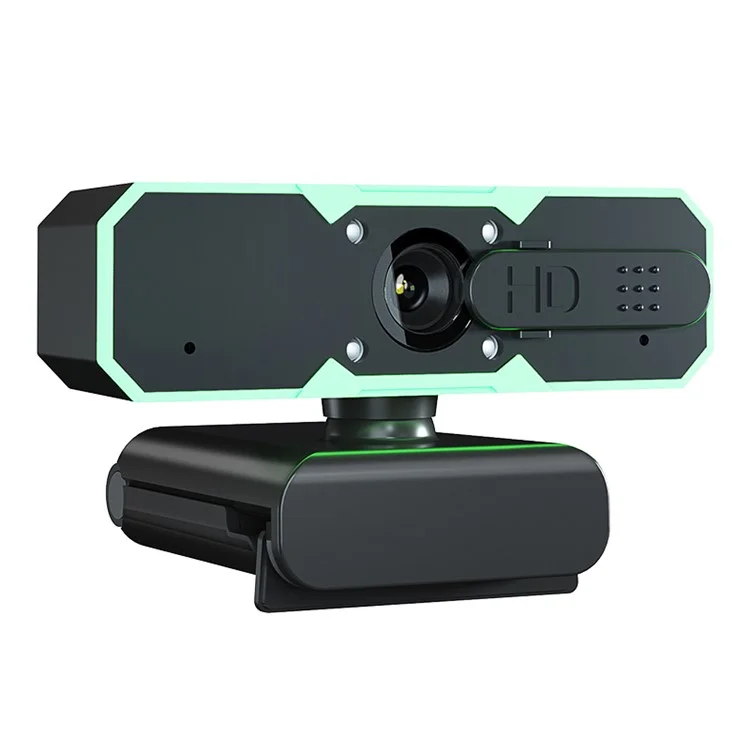 H782 1080P RGB Webcam with Microphone 60FPS 90 Degree USB HD Computer Camera