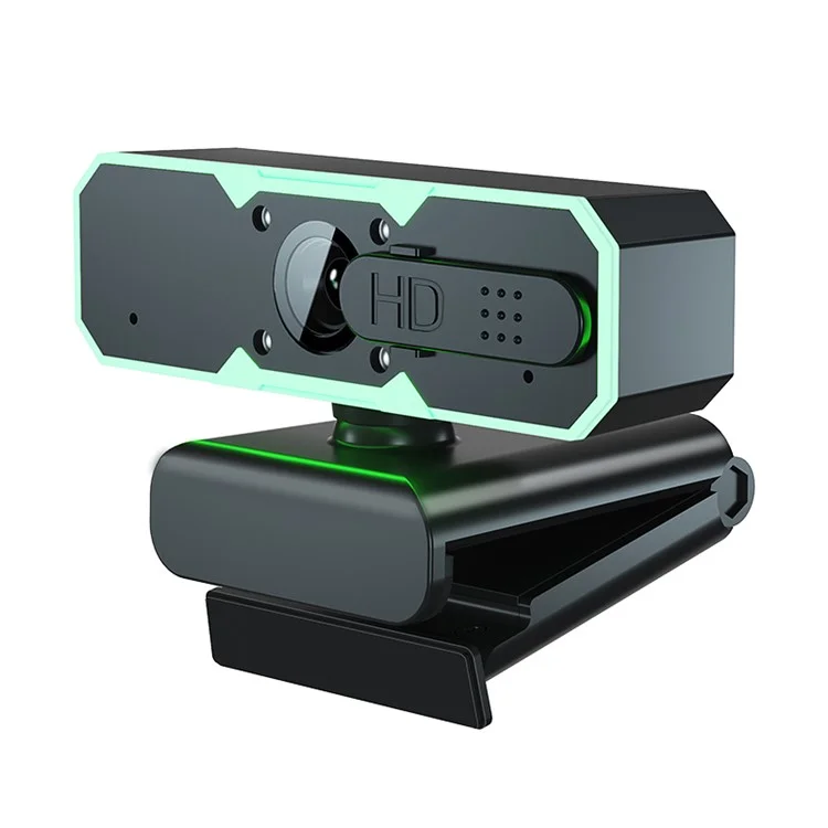 Webcam RGB 1080P H782 con micrófono 60FPS y ángulo de 90 grados, cámara USB HD para ordenador
