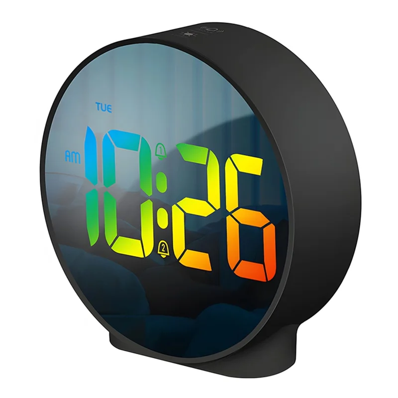 Многофункциональная wi -fi Smart Clock Camera Monitor Для Домашней Безопасности - Круглый