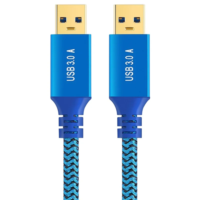 Cable USB 3.0 macho a macho de 0,3m, caja de disco duro de impresora USB Cable de extensión