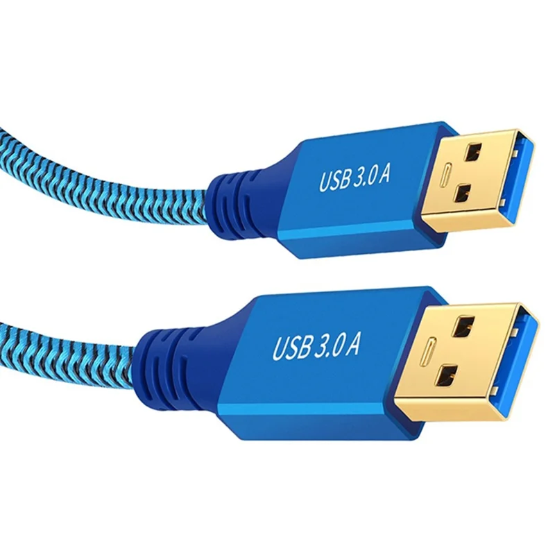 0.6m USB 3.0 Male to Male 3A Data Wire for Printer / Hard Disk Box / Set-Top Box Extension Cable